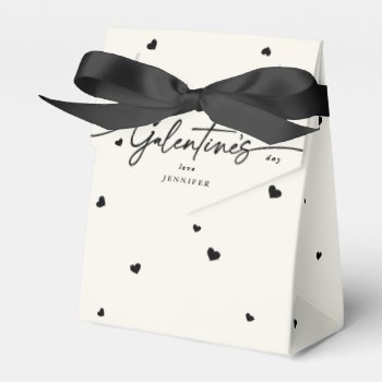 Custom Color Happy Galentine's Day   Hearts Favor Boxes by itsjensworld at Zazzle
