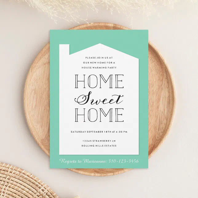 Custom Color Housewarming Party Invitation Zazzle