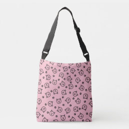 Custom Color Kitty Print  Crossbody Bag