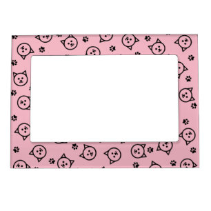 Custom Color Kitty Print Magnetic Frame