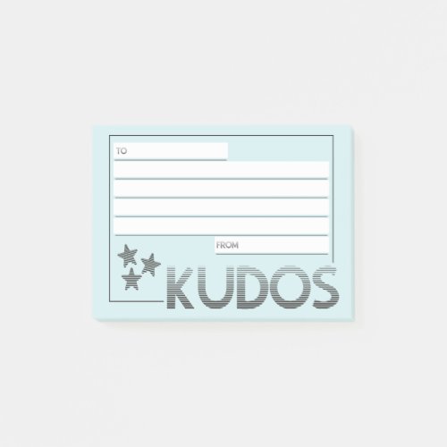 Custom color kudos employee recognition post_its post_it notes