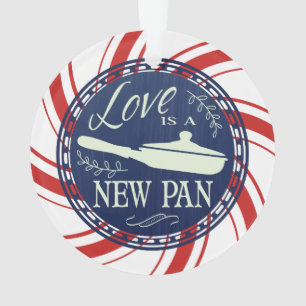 Custom color love is a new pan Christmas ornament
