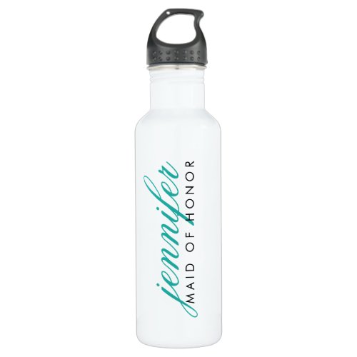 Custom Color Maid of Honor Water Bottle