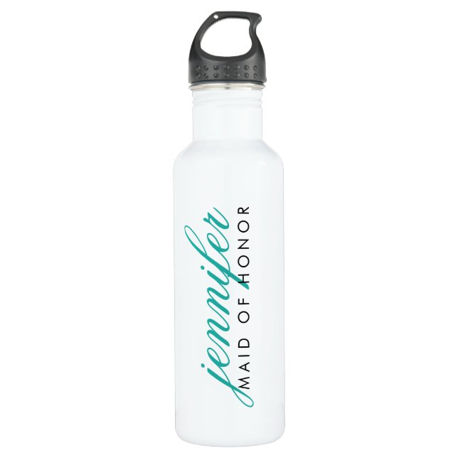 Custom Color Maid of Honor Water Bottle (Front)