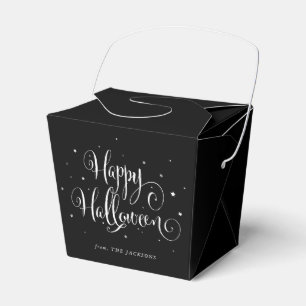 Custom Color + Message Happy Halloween Favor Box