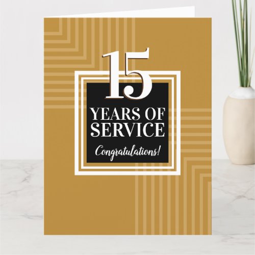 Custom color milestone  employee anniversary card