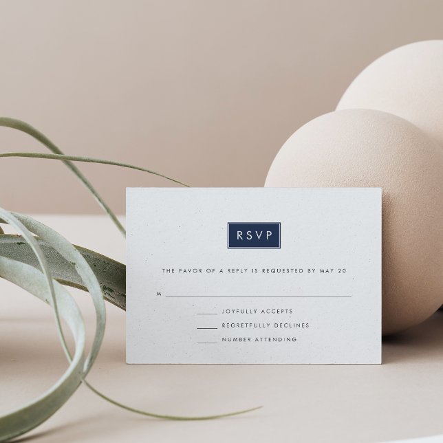 Custom Color Modern Wedding RSVP (Creator Uploaded)