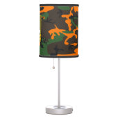 Custom COLOR & monogram army military camouflage: Table Lamp (Right)