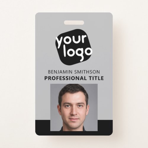 Custom Color Name Title Add Your Logo Here Branded Badge