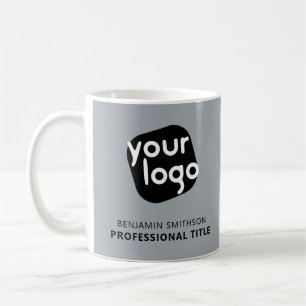 Custom Color Name Title Add Your Logo Here Branded Coffee Mug