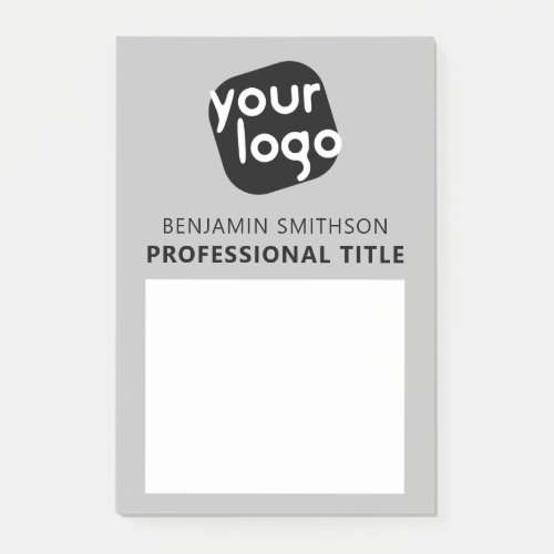 Custom Color Name Title Add Your Logo Here Branded Post_it Notes