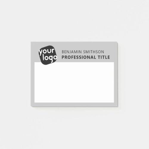 Custom Color Name Title Add Your Logo Here Branded Post_it Notes