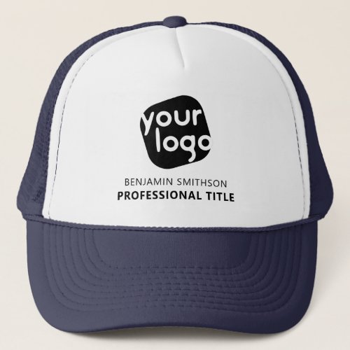 Custom Color Name Title Add Your Logo Here Branded Trucker Hat