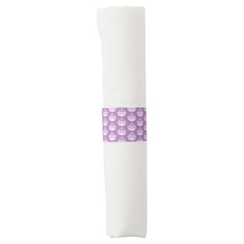 Custom Color Napkin Bands With Royal Crown Pattern by keepcalmmaker at Zazzle