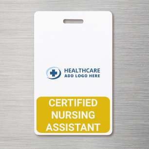 Custom Color Nurse CNA Recognition Companion Badge