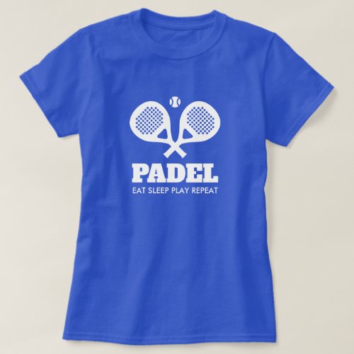 Custom color padel tennis t shirts for women