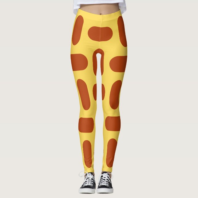 Custom Color Pattern Leggings (Front)