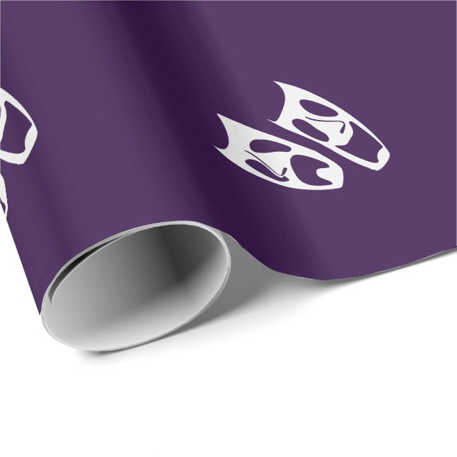 Custom Color Performing Arts Icon Gift Wrap (Roll Corner)