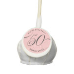 Custom Color Personalized 50th Birthday Cake Pops at Zazzle