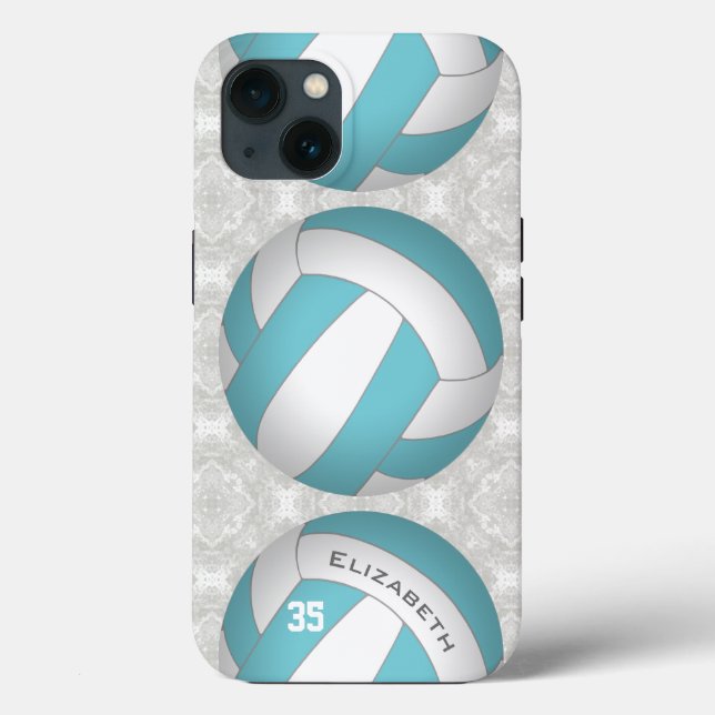 custom color personalized girl's volleyball Case-Mate iPhone case (Back)