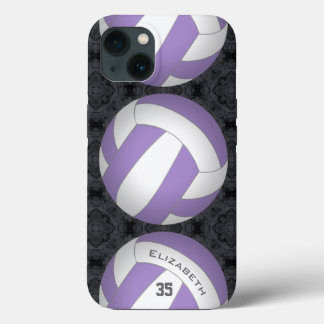 custom color personalized girl's volleyball iPhone 13 case