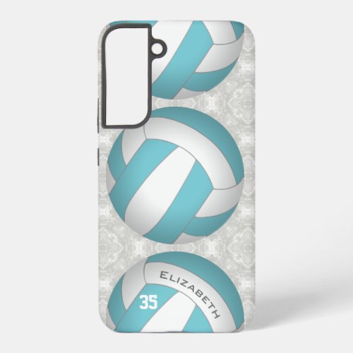 custom color personalized girls volleyball samsung galaxy s22 case