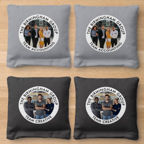 Custom Color Photo Cornhole Bags