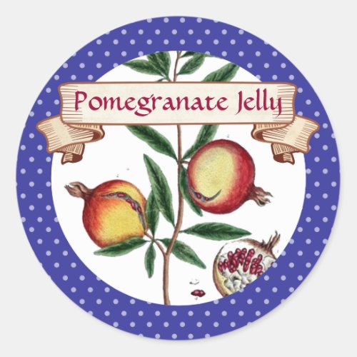 custom color pomegranates fruit canning label