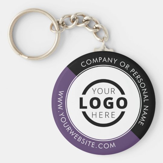 Custom Color Promotional Business Logo Branded Keychain