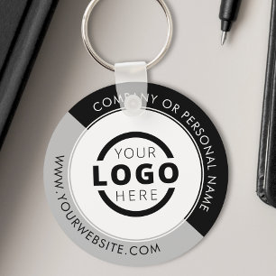 Custom Color Promotional Business Logo Branded Keychain