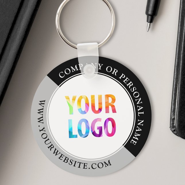 Custom Color Promotional Business Logo Branded Keychain (Creator Uploaded)