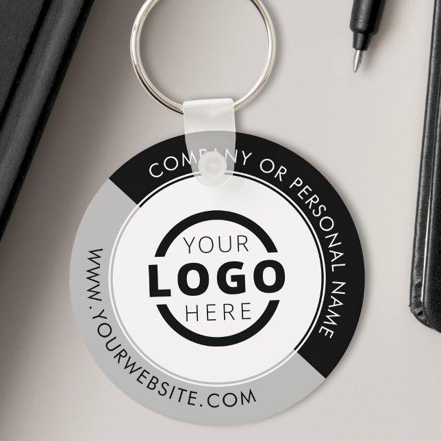 Custom Color Promotional Business Logo Branded Keychain (Creator Uploaded)