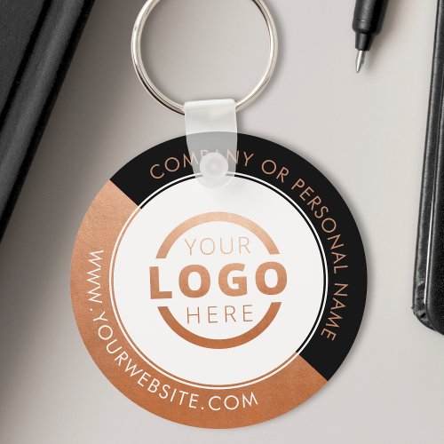 Custom Color Promotional Business Logo Branded Keychain