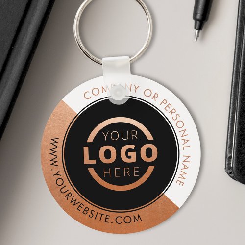 Custom Color Promotional Business Logo Branded Keychain