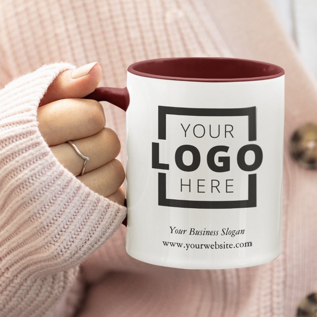 Custom Color Promotional Business Logo Branded Mug (Creator Uploaded)