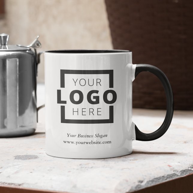 Custom Color Promotional Business Logo Branded Mug (Creator Uploaded)