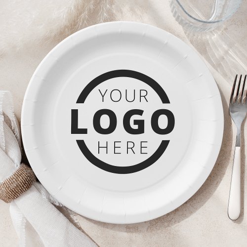 Custom Color Promotional Business Logo Branded Paper Plates