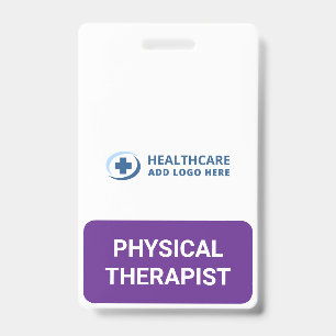 Custom Color PT Physical Therapist Companion Badge