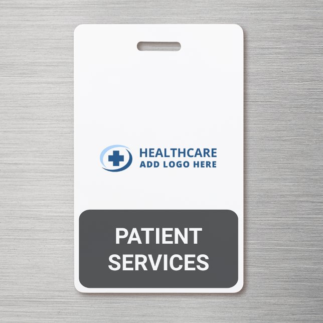 Custom Color Reception Patient Services Companion Badge (Creator Uploaded)