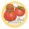 custom color red sauce tomato sauce canning label