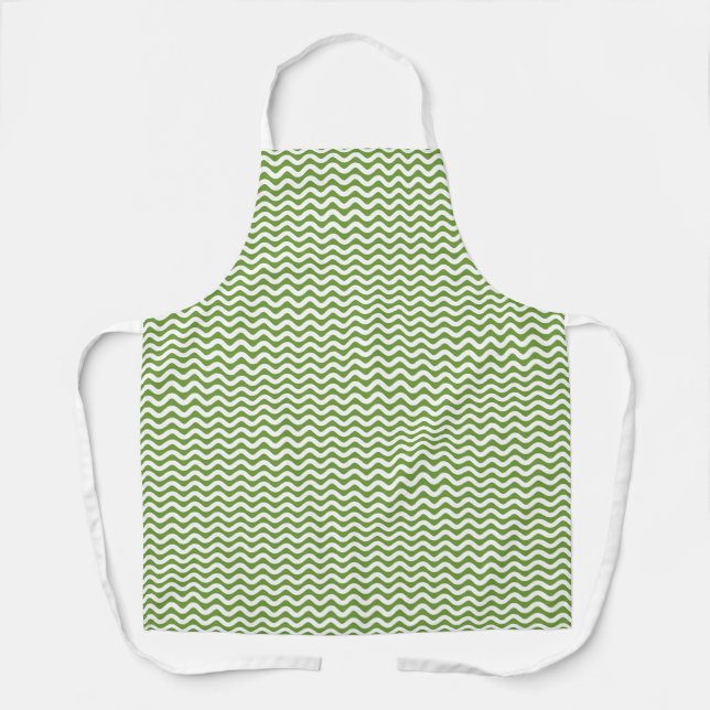 Custom Color Ripple Pattern Apron (Front)