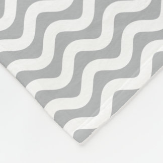 Custom Color Ripple Pattern Fleece Blanket