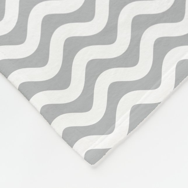 Custom Color Ripple Pattern Fleece Blanket (Corner)