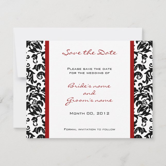Custom Color Save the Date cards (Front)