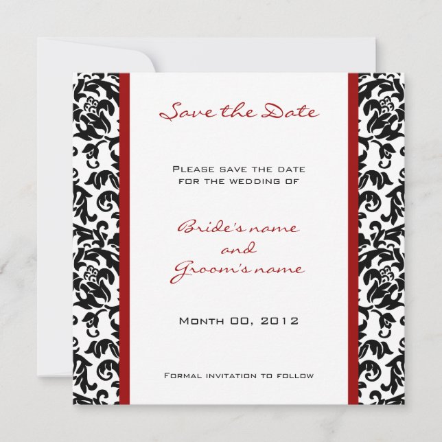 Custom Color Save the Date cards (Front)
