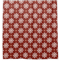 Custom Color Simple Snowflake Pattern