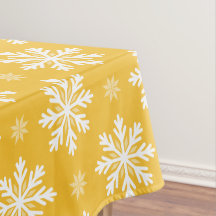 Custom Color Simple Snowflake Pattern