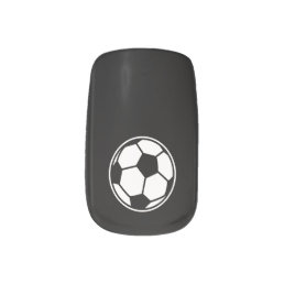 Custom color soccer ball sports logo minx nail wraps