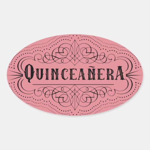 Custom Color South Western Quinceaera Stickers