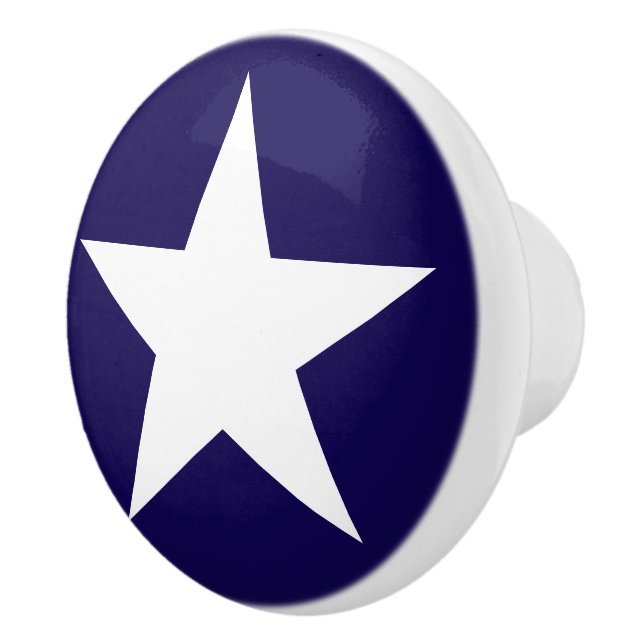 Custom color star ceramic knob (Right)